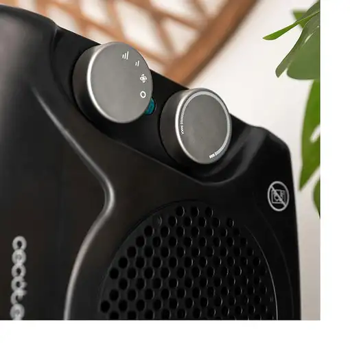 Cecotec ReadyWarm 2000 Max Dual Interior Negro 2000 W Ventilador eléctrico