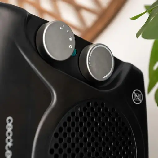 Cecotec ReadyWarm 2000 Max Dual Interior Negro 2000 W Ventilador eléctrico