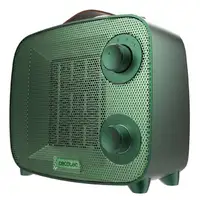 Cecotec ReadyWarm 1550 Ceramic Aura Interior Verde 1500 W Ventilador eléctrico Cecotec ReadyWarm 1550 Ceramic Aura Interior Verde 1500 W Ventilador eléctrico