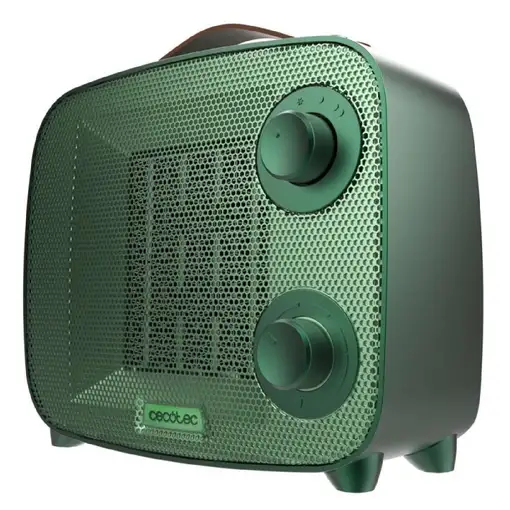 Cecotec ReadyWarm 1550 Ceramic Aura Interior Verde 1500 W Ventilador eléctrico Cecotec ReadyWarm 1550 Ceramic Aura Interior Verde 1500 W Ventilador eléctrico