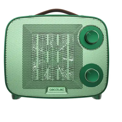 Cecotec ReadyWarm 1550 Ceramic Aura Interior Verde 1500 W Ventilador eléctrico