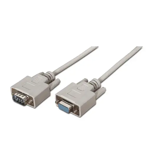 AISENS A112-0065 cable de serie Beige 1,8 m DB9