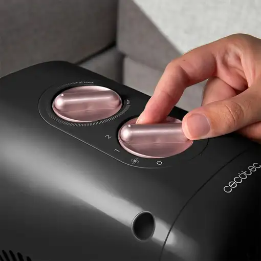 Cecotec ReadyWarm 600 Lagoon Interior Negro 2000 W Ventilador eléctrico