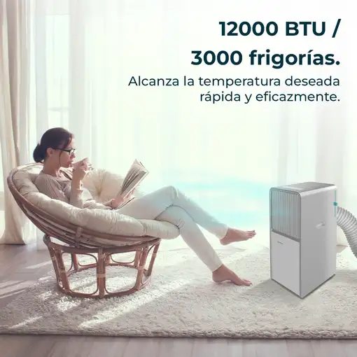 Cecotec Aire acondicionado portatiles ForceClima 12650 Style Heating Cecotec