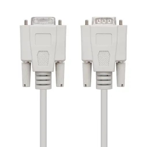Nanocable 10.14.0203 cable de serie Beige 3 m DB9
