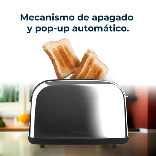 Cecotec Tostador vertical Tostador vertical Toastin` time 850 Inox