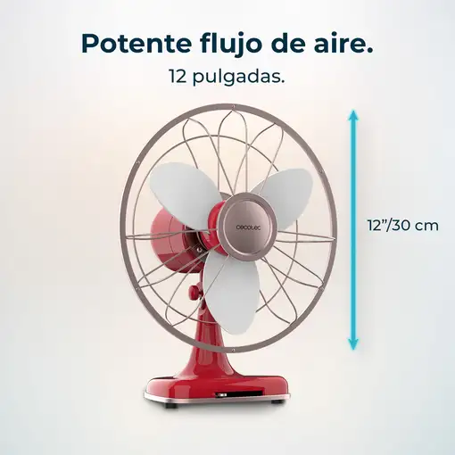 Ventiladores sobremesa Rojo CECOTEC
