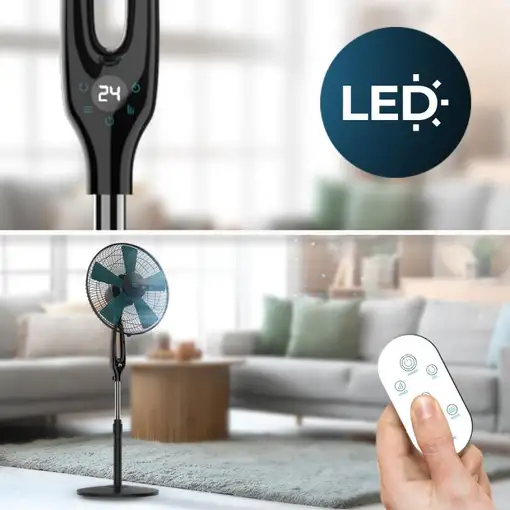 Ventiladores pie/suelo Negro CECOTEC