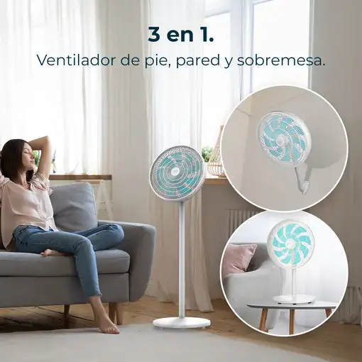Ventiladores pie/suelo Ventiladores sobremesa Blanco CECOTEC