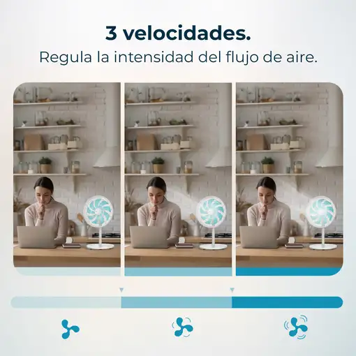 Ventiladores pie/suelo Ventiladores sobremesa Blanco CECOTEC