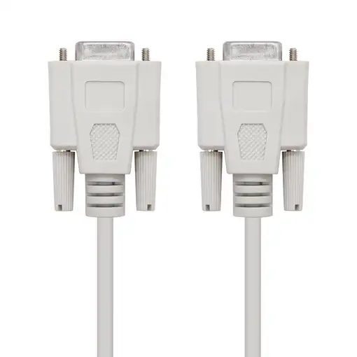 Nanocable CABLE SERIE NULL MODEM, DB9/H-DB9/H, 1.8 M
