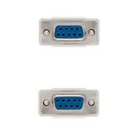 Nanocable CABLE SERIE NULL MODEM, DB9/H-DB9/H, 1.8 M
