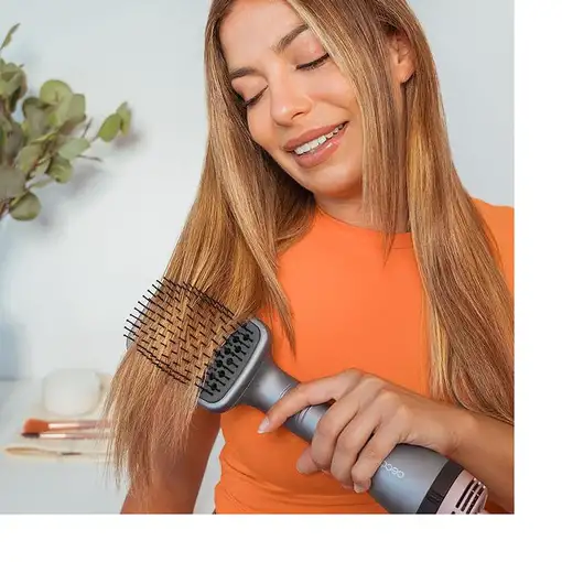 Cecotec CeramicCare Unique Square Cepillo de aire caliente Airflow Plata 1000 W
