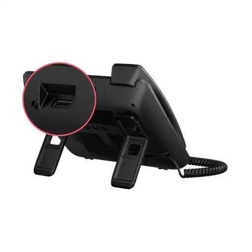 Unify OpenScape Desk Phone CP210 Teléfono analógico Negro