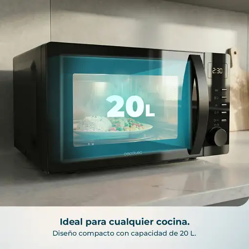Cecotec Proclean 5005 Negro Solo microondas Encimera 20 L 700 W