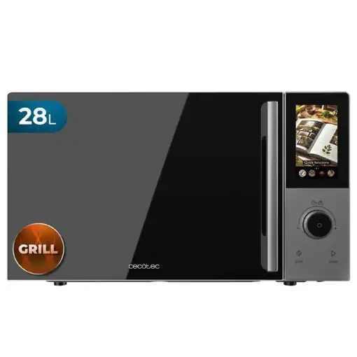 Cecotec Convection 2800 Touch Negro, Gris Microondas con grill Encimera 28 L 900 W