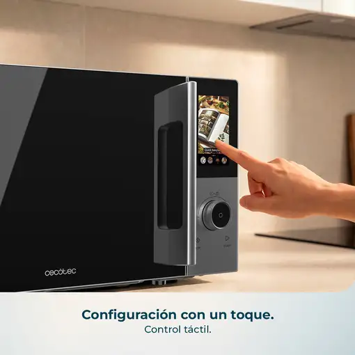 Cecotec Convection 2800 Touch Negro, Gris Microondas con grill Encimera 28 L 900 W