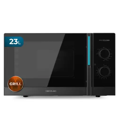 Cecotec Proclean 4120 Negro, Gris Microondas con grill Encimera 23 L 800 W Cecotec Proclean 4120 Negro, Gris Microondas con grill Encimera 23 L 800 W