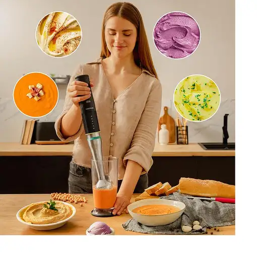 Cecotec Batidora de mano Batidora de mano Katana 15 TotalDestroy Jar B
