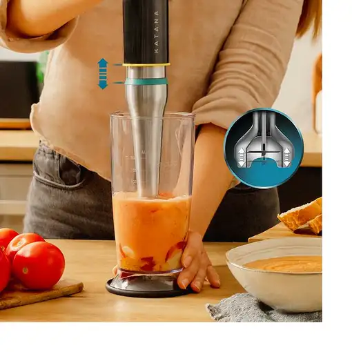 Cecotec Batidora de mano Batidora de mano Katana 15 TotalDestroy Jar B