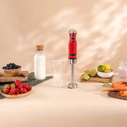 Cecotec Batidora de Mano Power RetroRed 1200MAX