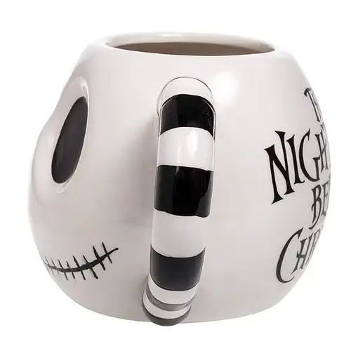 Taza de cerámica Pesadilla Antes de Navidad Cabeza de Jack en 3D