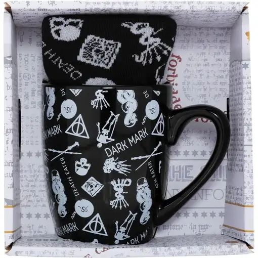 Taza de Cerámica + Calcetín de Harry Potter