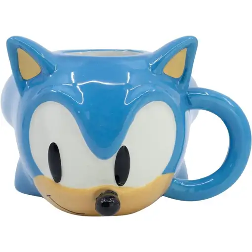 Taza de Cerámica 3D Sonic The Hedgehog Modelo Sonic