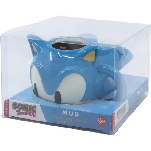 Taza de Cerámica 3D Sonic The Hedgehog Modelo Sonic