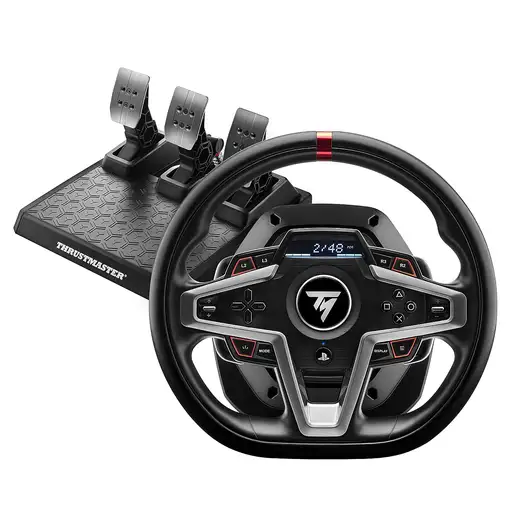 Thrustmaster T248 Negro USB Volante + Pedales PC, PlayStation 4, PlayStation 5