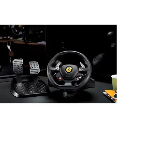 Thrustmaster T80 Ferrari 488 GTB Edition Negro USB Volante + Pedales Digital PC, P