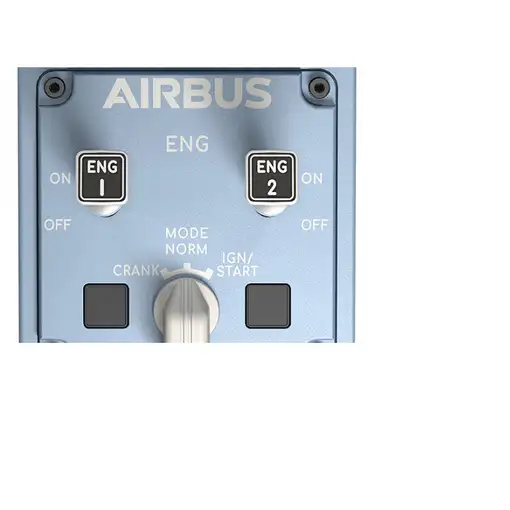 Thrustmaster TCA Quadrant Airbus Edition Negro, Azul USB Simulador de Vuelo PC