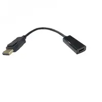 3GO ADPHDMI adaptador de cable de vídeo 0,15 m DisplayPort HDMI Negro