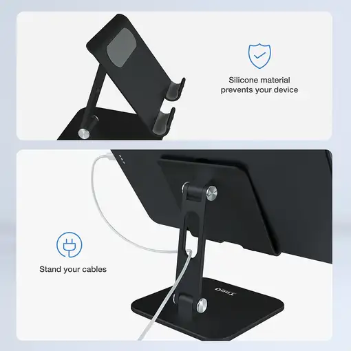 TooQ PH-HERMES-NOCHE soporte Soporte pasivo Teléfono móvil/smartphone, Tablet/UMPC