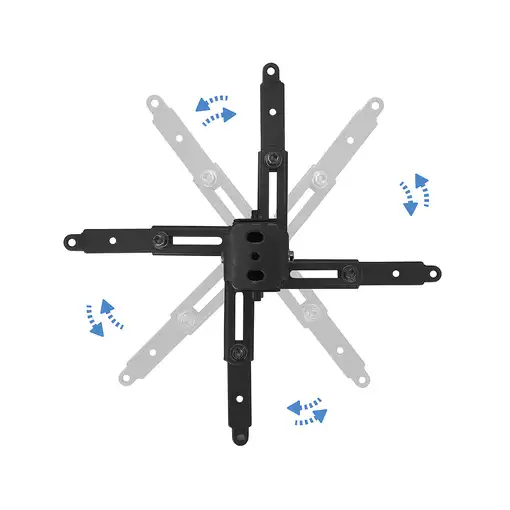 TooQ SOPORTE UNIVERSAL INCLINABLE DE TECHO PARA PROYECTOR NEGRO