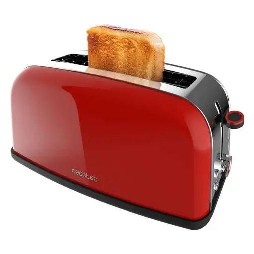 Cecotec Tostador vertical Tostador vertical Toastin` time 850 Red Long Lite
