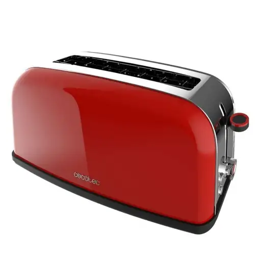 Cecotec Tostador vertical Tostador vertical Toastin` time 850 Red Long Lite