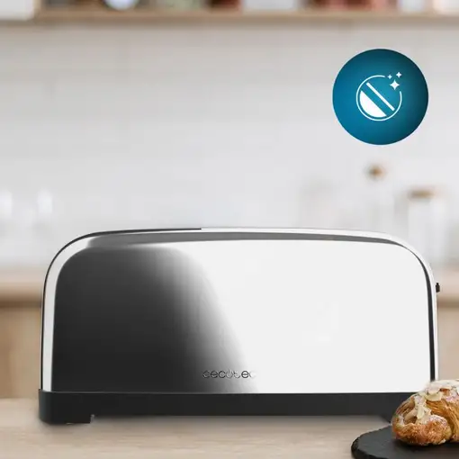 Cecotec Tostador vertical Tostador vertical Toastin` time 1500 Inox Lite