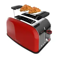 Cecotec Toastin' time 850 7 2 rebanada(s) 850 W Rojo Cecotec Toastin' time 850 7 2 rebanada(s) 850 W Rojo