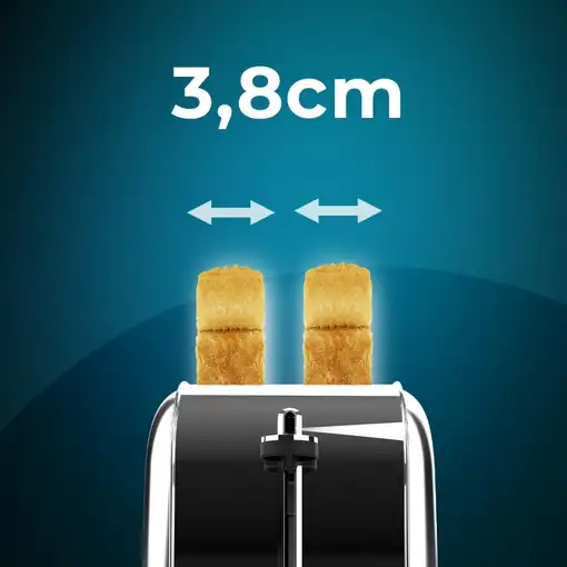 Cecotec Tostador vertical Tostador vertical Toastin` time 850 Inox Lite