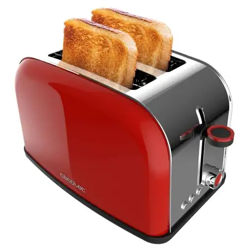 Cecotec Tostador vertical Tostador vertical Toastin` time 850 Red Lite Cecotec Tostador vertical Tostador vertical Toastin` time 850 Red Lite