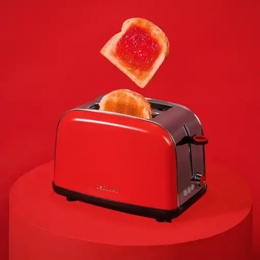 Cecotec Tostador vertical Tostador vertical Toastin` time 850 Red Lite