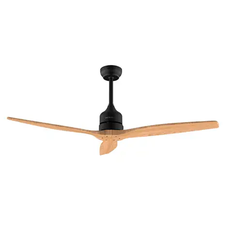 Cecotec Ventilador de techo sin luz EnergySilence Aero 5270 Black&LightWood