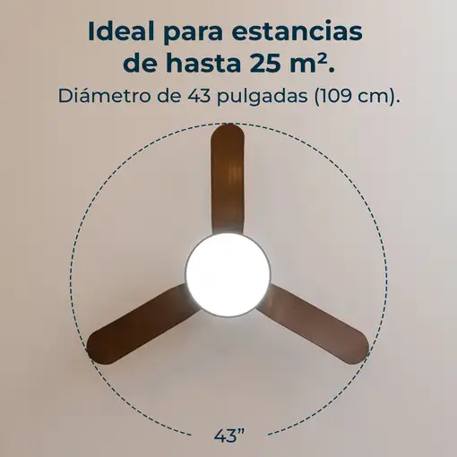 Ventiladores techo Madera CECOTEC