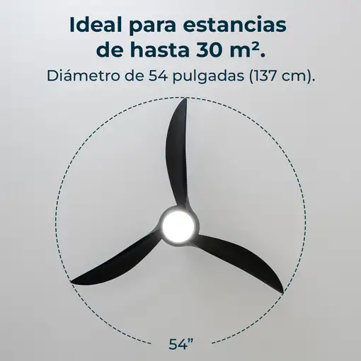 Ventiladores techo Negro CECOTEC
