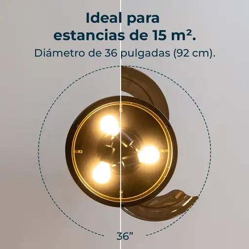 Ventiladores techo Oro CECOTEC