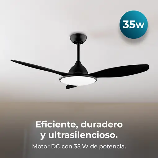 Ventiladores techo Negro CECOTEC