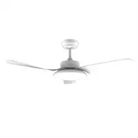 Cecotec Ventilador de techo con luz EnergySilence Aero 5200 Light White