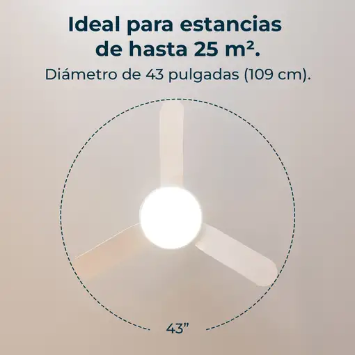 Ventiladores techo Blanco CECOTEC