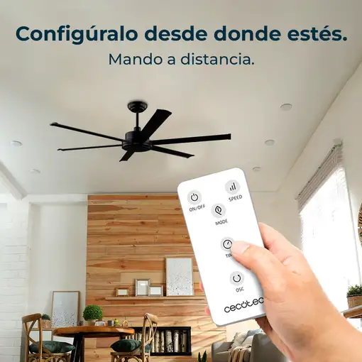 Ventiladores techo Negro CECOTEC